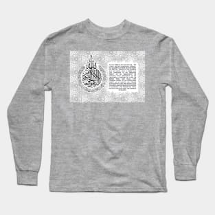 Fasbytes Muslim Islamic, Quran Kursi Translation Long Sleeve T-Shirt